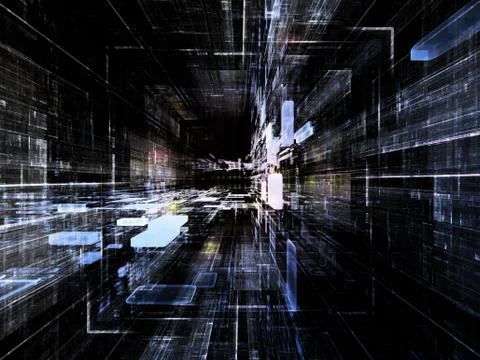 Virtual Space Texture 스톡 일러스트