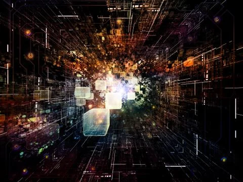 Virtual Space Voyages 스톡 일러스트