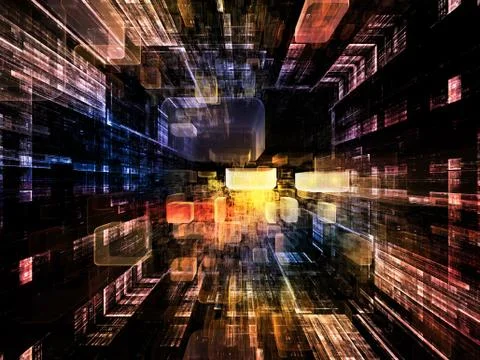 Virtual Space Voyages 스톡 일러스트