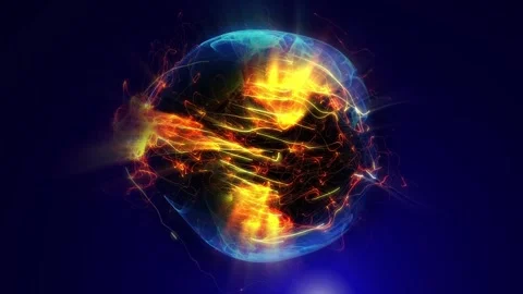 Virtual sphere Stock Footage 303212165