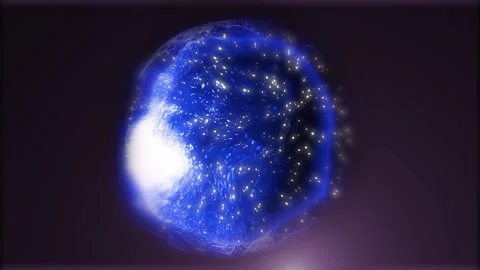 Virtual sphere Stock Footage 303218154