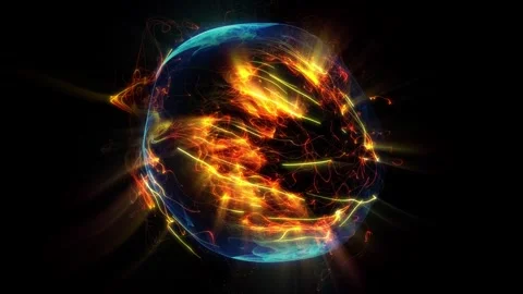Virtual sphere Stock Footage 303668782