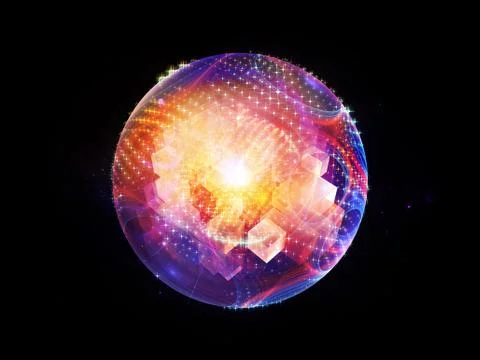 Virtual Sphere Stock Illustration