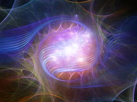 Virtual Spiral Pattern Illustrazione stock