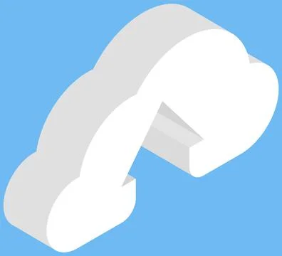 Virtual storage, service for saving information. Uploading files, online data to Stock Illustration