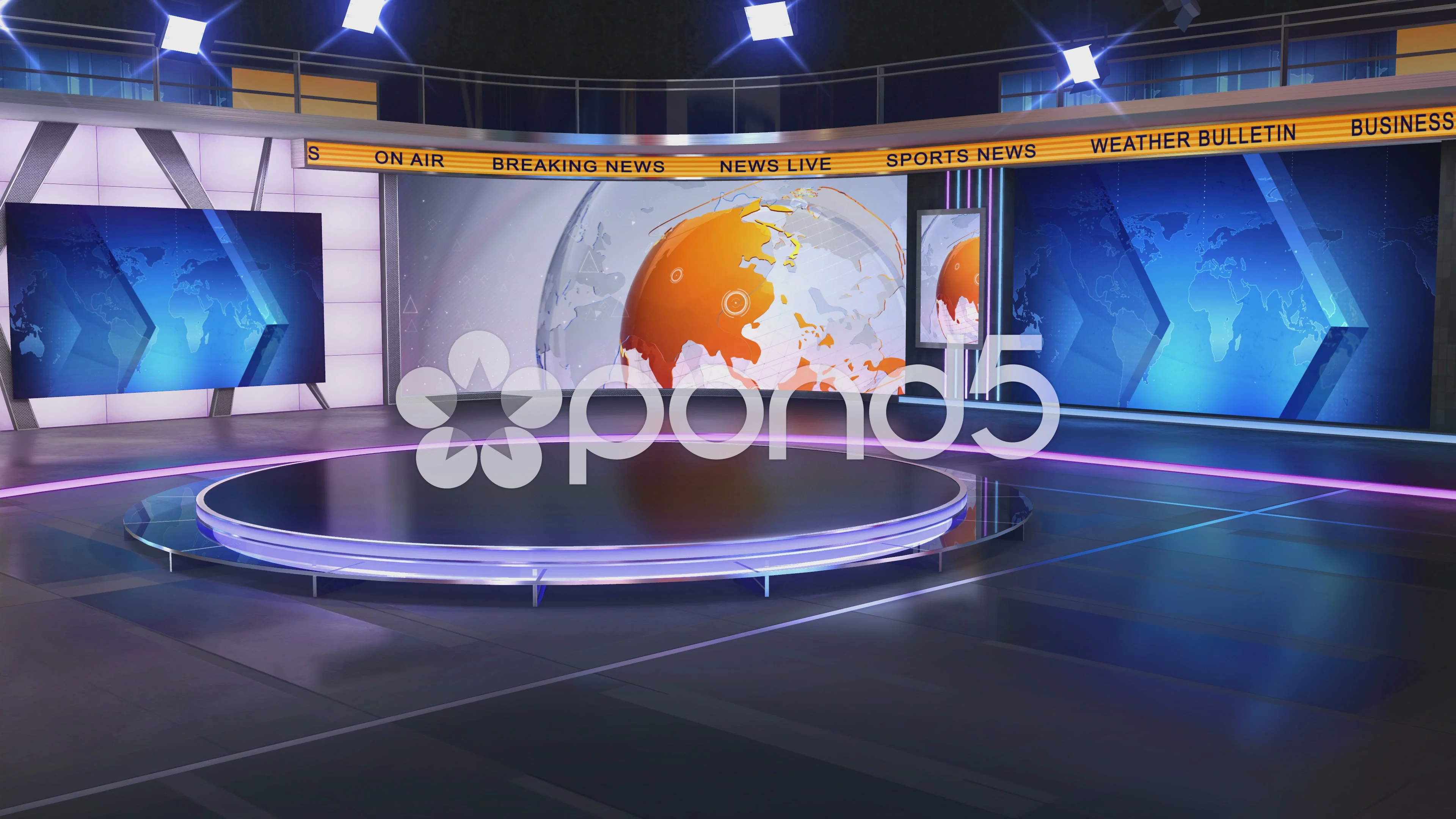 News Studio Background Stock Video Footage Royalty Free News Studio Background Videos Pond5