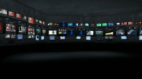 Virtual studio 20 Stock Footage 10855374