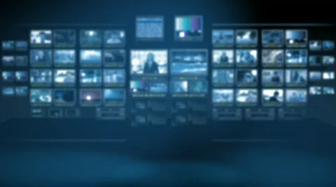 Virtual studio 3 HD Stock Footage