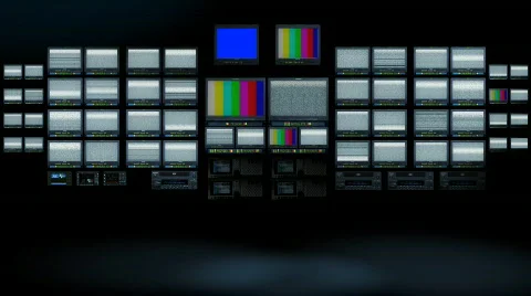 Virtual studio 4 Stock Footage