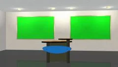 Virtual Studio Background Green Screen Stock Video Pond5