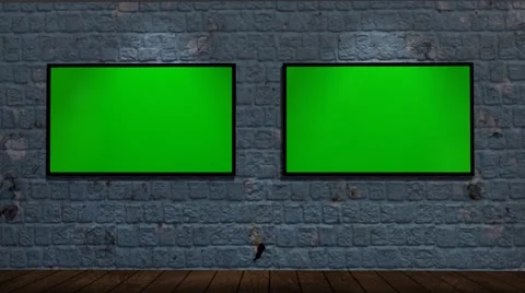 Virtual Studio Brick Wall Background W Stock Video Pond5