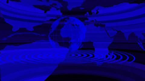 Virtual studio digital graphics breaking news Studio Background for news re.. Stock Illustration