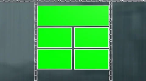 Virtual Studio Green Screen Video Wall Background Animation - 4K Stock-Footage 44099838