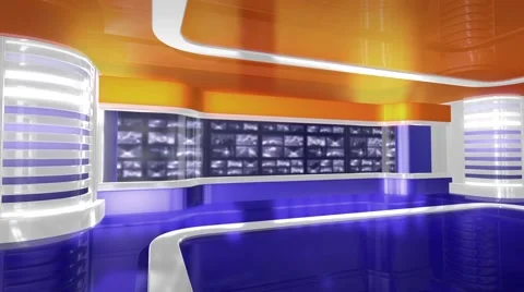 Virtual Studio - HD LOOP 243 Stock Footage 44434546