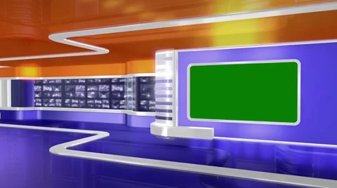 Virtual Studio - HD LOOP 246 Stock Footage 44435072