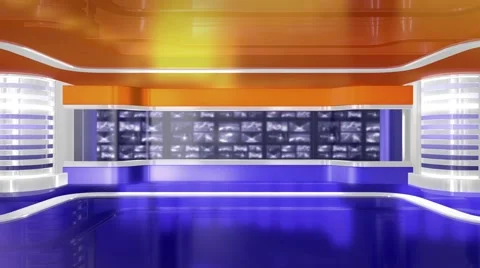 Virtual Studio - HD LOOP 247 Stock Footage 44434701