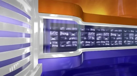 Virtual Studio - HD LOOP 248 Stock Footage 44434814