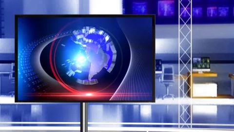 Virtual studio Illustrazione stock