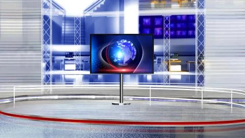 Virtual studio Illustrazione stock