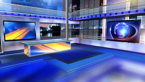 Virtual studio Illustrazione stock