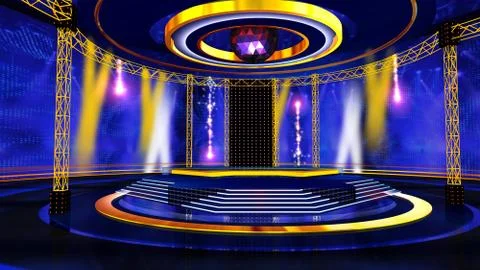 Virtual studio Illustrazione stock