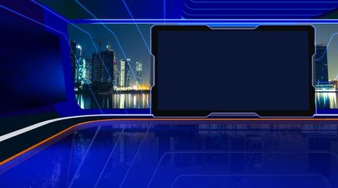 Virtual Studio Stock Illustration