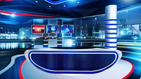 Virtual studio Illustrazione stock