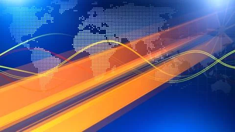 Virtual studio NEWS BACKGROUND Illustrazione stock