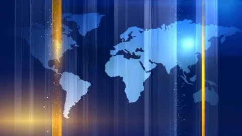 Virtual studio NEWS BACKGROUND Illustrazione stock