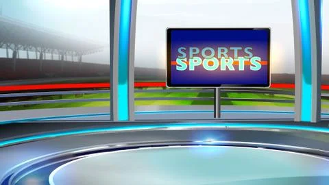 Virtual studio NEWS BACKGROUND イラスト素材