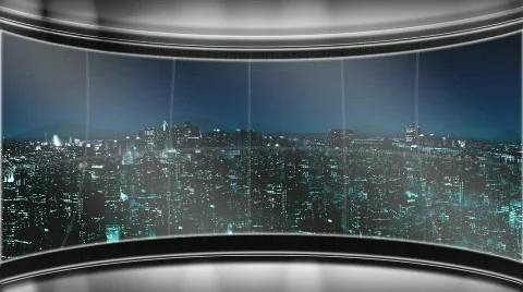 Virtual Studio Set Background Video stock 658064