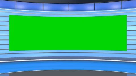 Virtual studio set.news studios background. Illustration