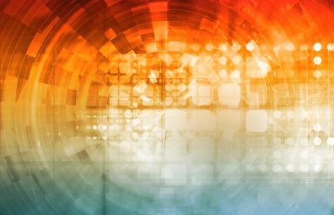 Virtual Technology Background Illustrazione stock
