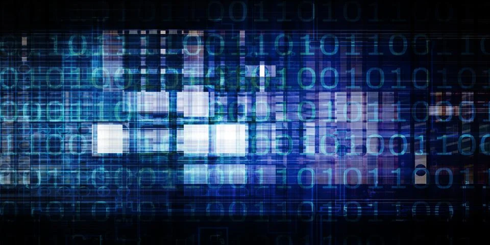 Virtual Technology Background 스톡 일러스트