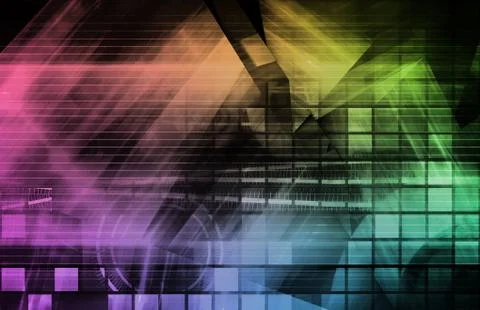 Virtual technology Illustration