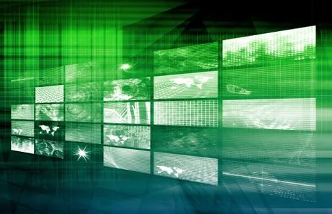 Virtual technology Illustration