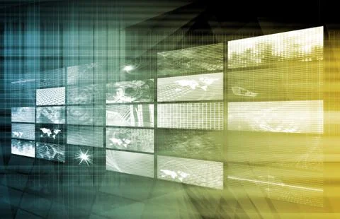 Virtual technology Illustration