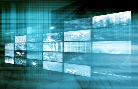 Virtual technology Illustration