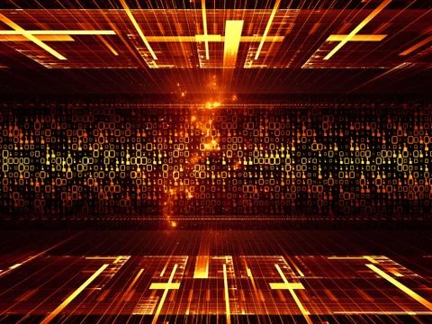 Virtual Technology Stock Illustration