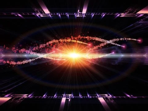 Virtual Technology Stock Illustration