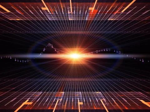 Virtual Technology 스톡 일러스트