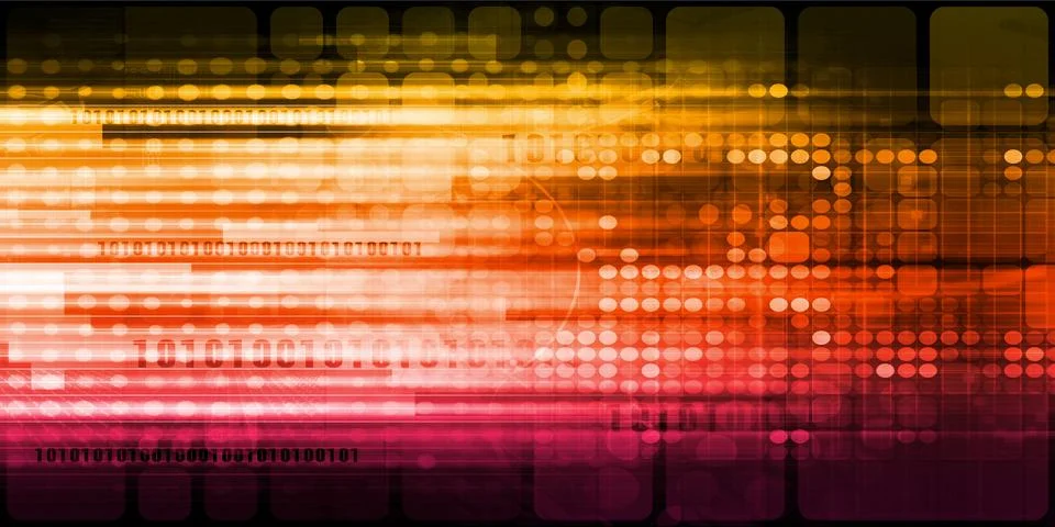 Virtual Technology Stock Illustration