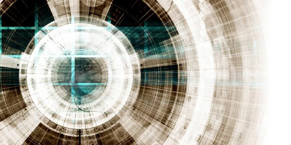 Virtual Technology Stock Illustration