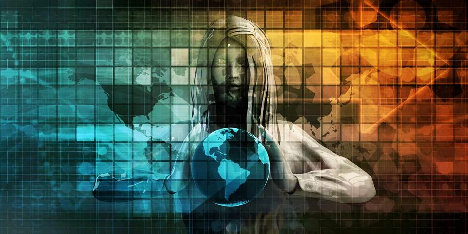 Virtual Technology Illustration