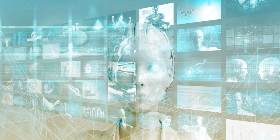 Virtual Technology Illustration