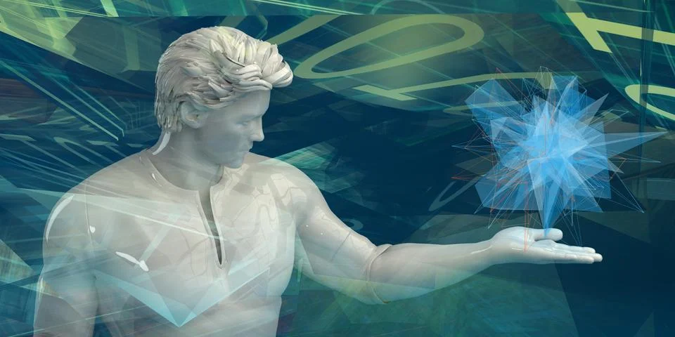 Virtual Technology Illustration