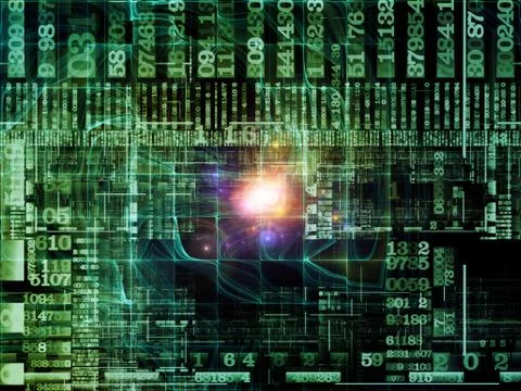 Virtual Technology Links 스톡 일러스트