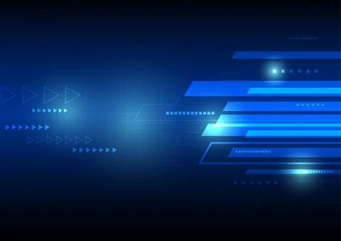 Virtual tecnology blue vector background. Eps 10. Stock Illustration