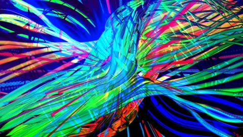 Virtual Tentacles Stock Footage 215746323