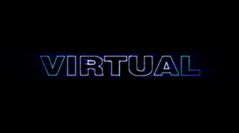 Virtual , text explosion Stock Footage 26200692